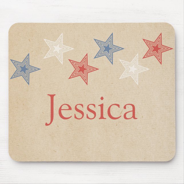 Tapis De Souris Stars patriotiques Mousepad (Devant)