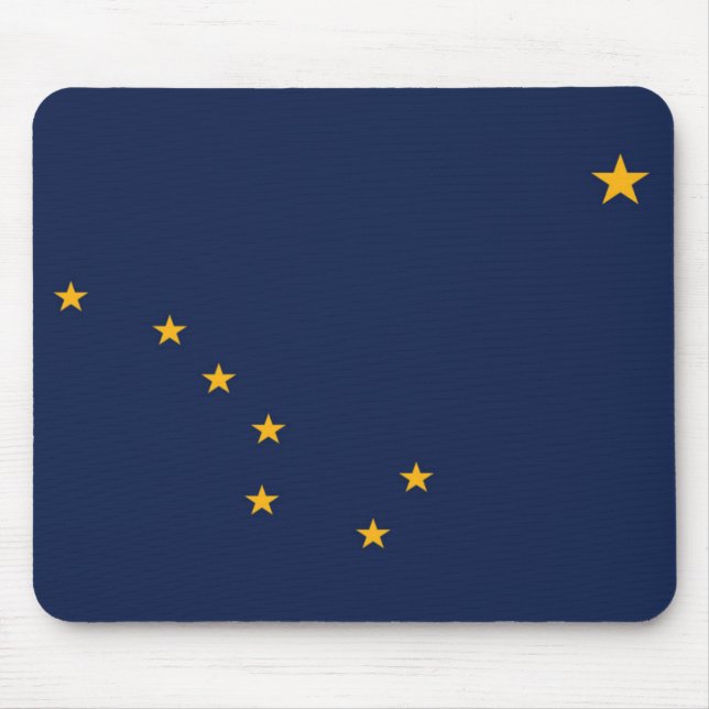 Tapis De Souris State Flag of Alaska, USA (Devant)