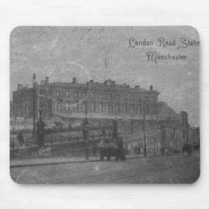 Tapis De Souris Station de route de Londres, Manchester, c.1910