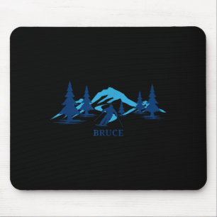 Tapis De Souris Station de ski Bruce skieur ski