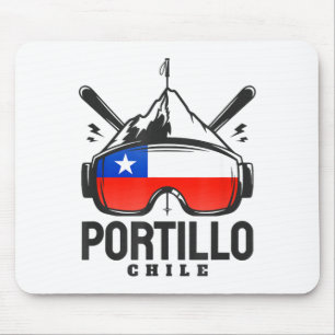 Tapis De Souris station de ski de Portillo chili ski rétro