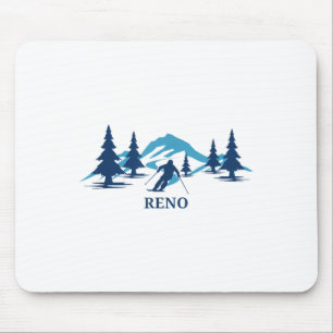 Tapis De Souris Station de ski de Reno Nevada Ski de ski _1