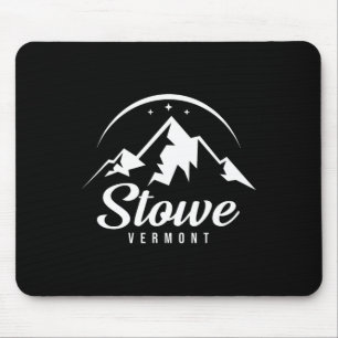 Tapis De Souris Station de ski de Stowe Vermont Ski Snowboard