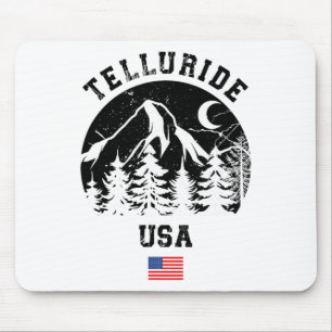 Tapis De Souris Station de ski de Telluride Colorado Ski alpin Ame