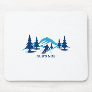 Tapis De Souris Station de ski nub's nob michigan ski skieur