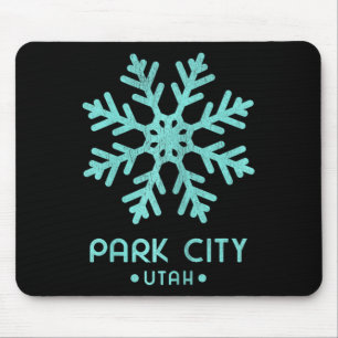 Tapis De Souris Station de ski pour femmes à Park City Utah