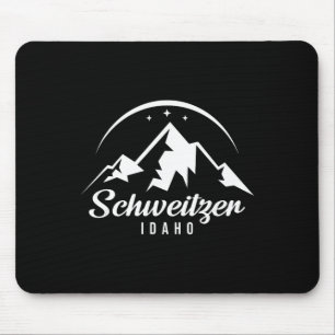 Tapis De Souris Station de ski Schweitzer Idaho Ski Snowboard