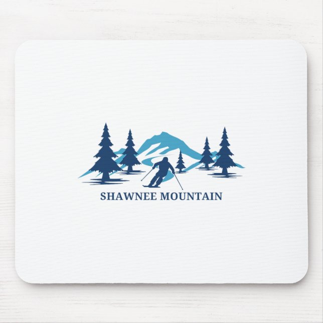 Tapis De Souris Station de ski Shawnee Mountain Pennsylvanie Ski (Devant)