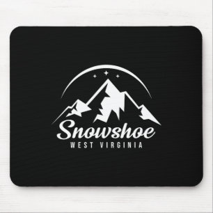 Tapis De Souris Station de ski Snowshoe Virginie-Occidentale Ski S