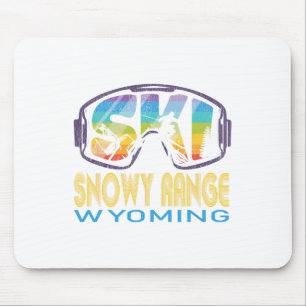 Tapis De Souris Station de ski Snowy Range Wyoming Vacances de ski