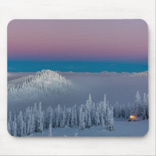 Tapis De Souris Station de ski Whitefish Mountain à Whitefish, Mon
