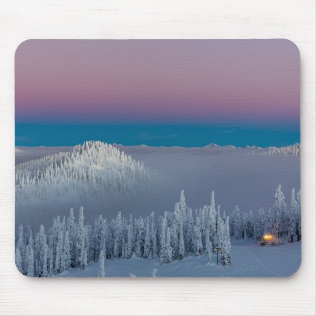 Tapis De Souris Station de ski Whitefish Mountain à Whitefish, Mon (Devant)