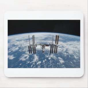 Tapis De Souris Station Spatiale Internationale -- Vu de