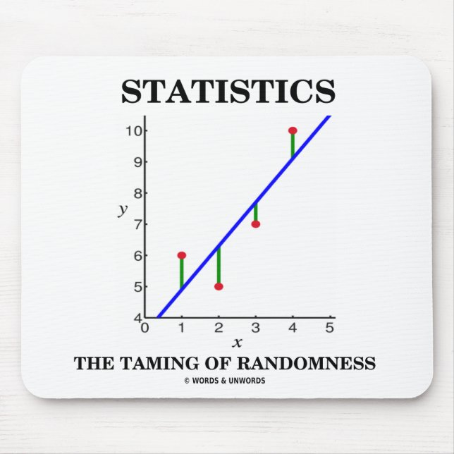 Tapis De Souris Statistics The Taming Of Randomness Stats Humour (Devant)