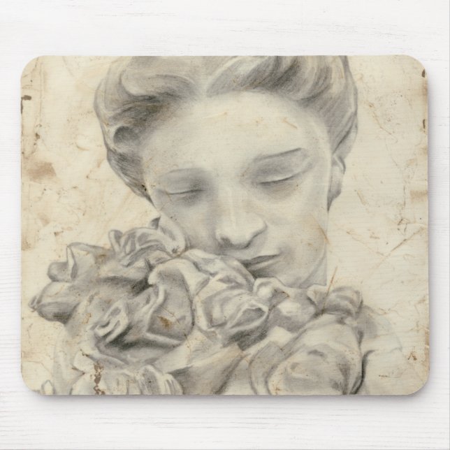 Tapis De Souris Statue dans le Jardin I (Devant)