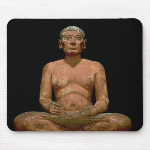 Tapis De Souris Statue de acroupissement de scribe