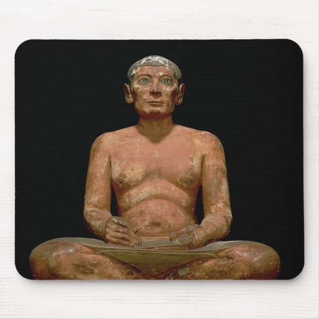 Tapis De Souris Statue de acroupissement de scribe (Devant)