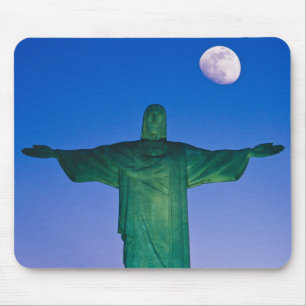 Tapis De Souris Statue de Cristo Redentor  Rio de Janeiro Brésil