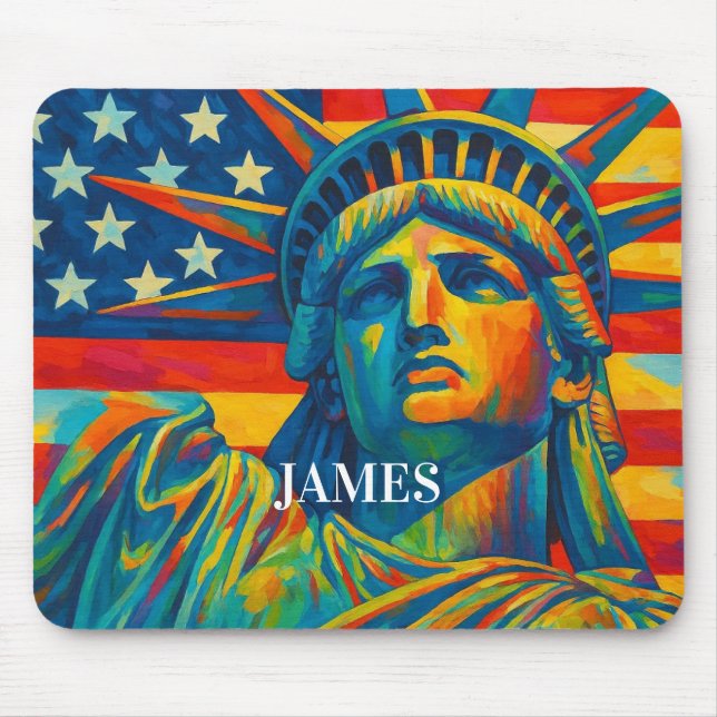 Tapis de souris Statue de la Liberté (Devant)