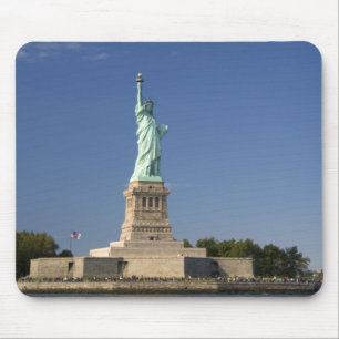 Tapis De Souris Statue de la Liberté sur l'île de Liberty à New 2