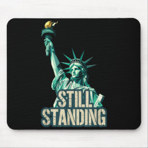Tapis De Souris Statue de la Liberté toujours debout fierté améric