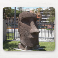 Statue de Moai au musée d'histoire naturelle de La