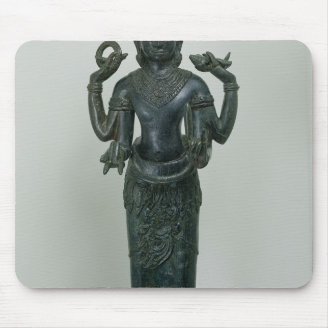 Tapis De Souris Statue de Vishnu sous sa forme triple de Vishnu (Devant)