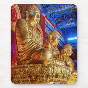Tapis De Souris statue d'image de Bouddha thaïlandais chinois