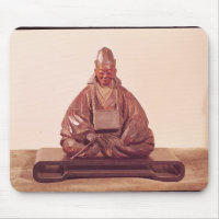 Statue posée de la période de Basho Edo