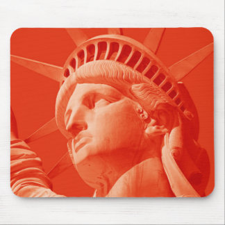Tapis De Souris Statue rouge de la Liberté