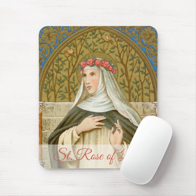 Tapis De Souris Ste Rose de Lima (BK 020) (Avec souris)