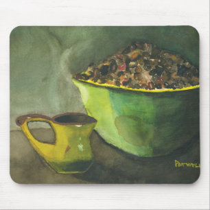 Tapis De Souris Steaming Morning Cup Cup of Coffee Bowl Coffee Bea