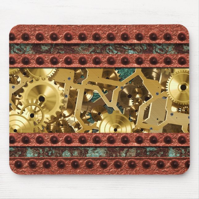 Tapis De Souris Steampunk 4 Mousepad (Devant)