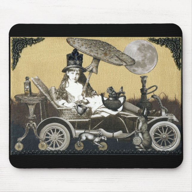 Tapis De Souris Steampunk Alice (Devant)