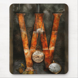 Tapis De Souris Steampunk - Alphabet - W est pour les Montres