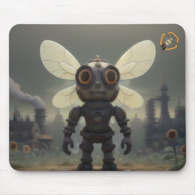 Tapis de souris Steampunk Bee Bob's Bees (Devant)