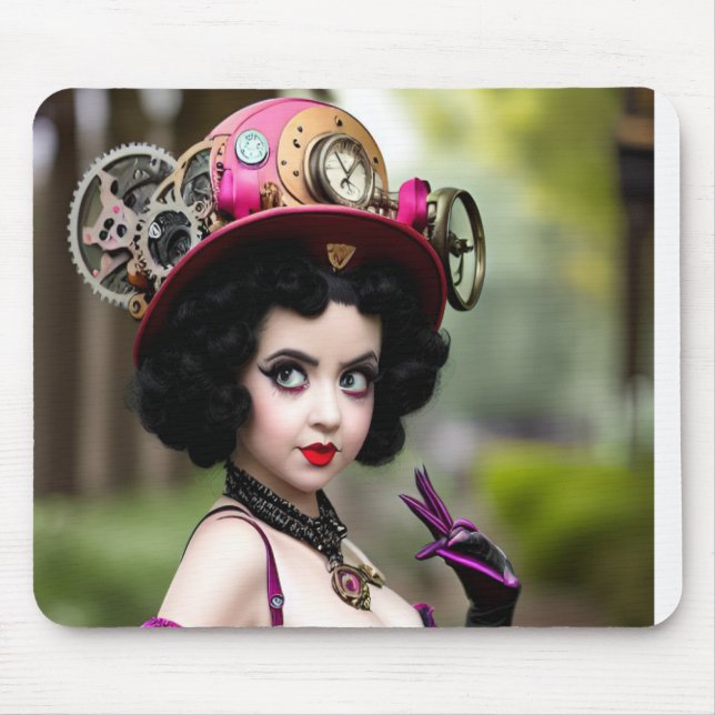 Tapis De Souris Steampunk Betty Boop (Devant)