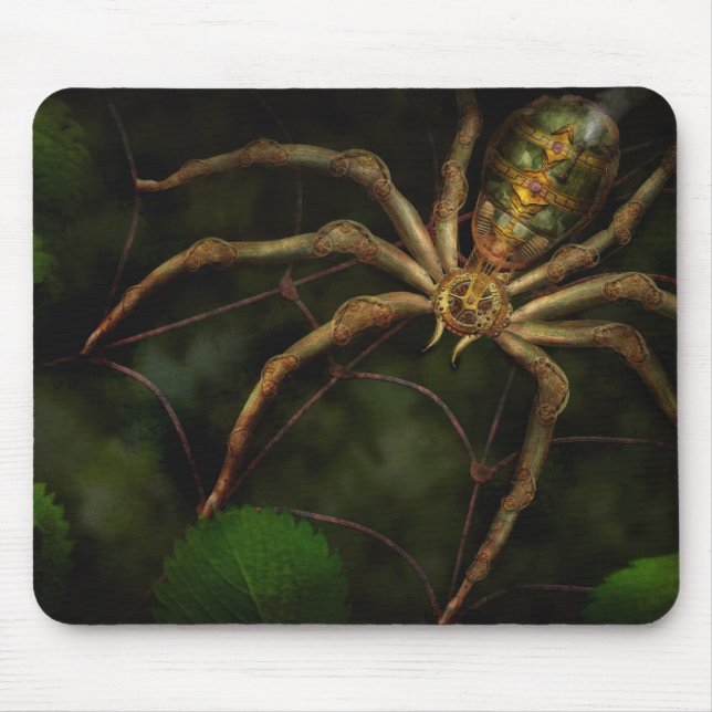 Tapis De Souris Steampunk - Insecte - Automates d'Arachnides (Devant)