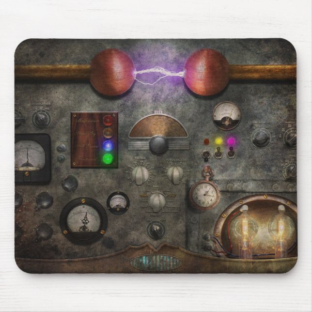 Tapis De Souris Steampunk - Le Modulateur (Devant)
