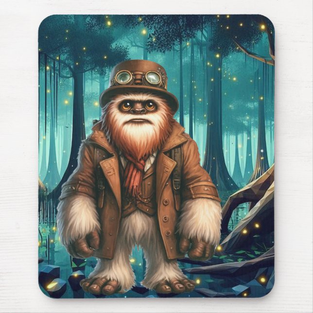 Tapis De Souris Steampunk Sasquatch Mousepad (Devant)