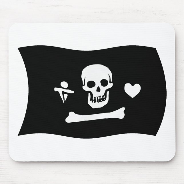 Tapis De Souris Stede Bonnet Drapeau Mousepad (Devant)