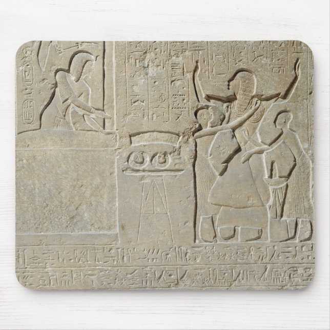 Tapis De Souris Stele des colliers, Hormin recevant l'or (Devant)