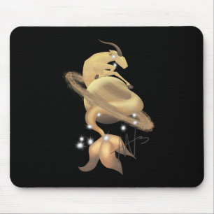 Tapis De Souris Stellar Capricorn Saturn Zodiac