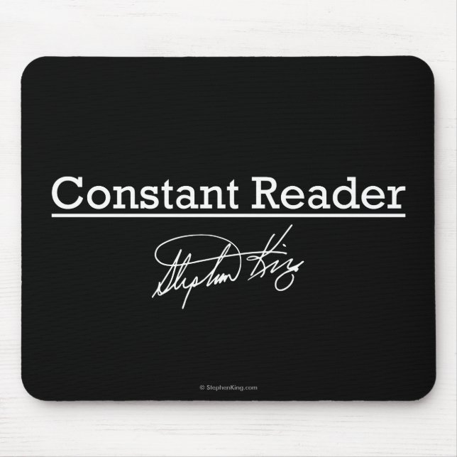 Tapis De Souris Stephen King, lecteur constant (Devant)
