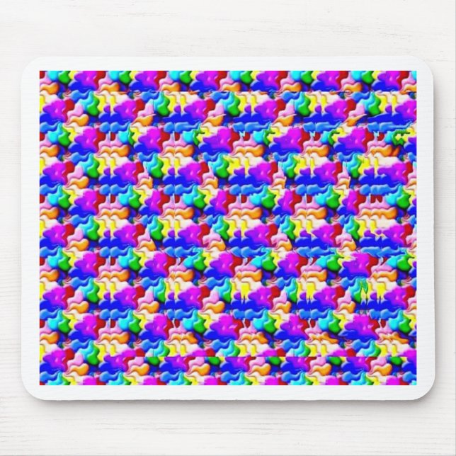 Tapis De Souris stéré0gramme de papillon de fenêtre (Devant)