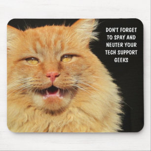 Tapis De Souris Stérilisez et castrez vos gourous de l'assistance