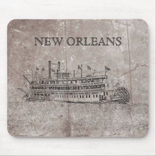 Tapis de souris Stern Wheeler vintage La Nouvelle-