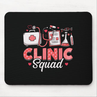 Tapis De Souris Stéthoscope d'équipe de clinique Léopard Infirmièr
