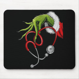 Tapis De Souris Stéthoscope drôle de Noël