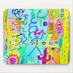 Tapis De Souris Stick du désert Zombies Mousepad